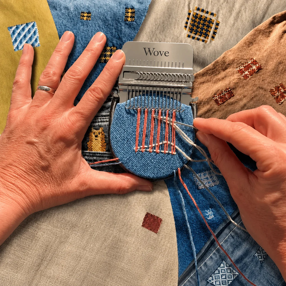 Darning Loom – Mend Holes in Clothes in 15 Minutes