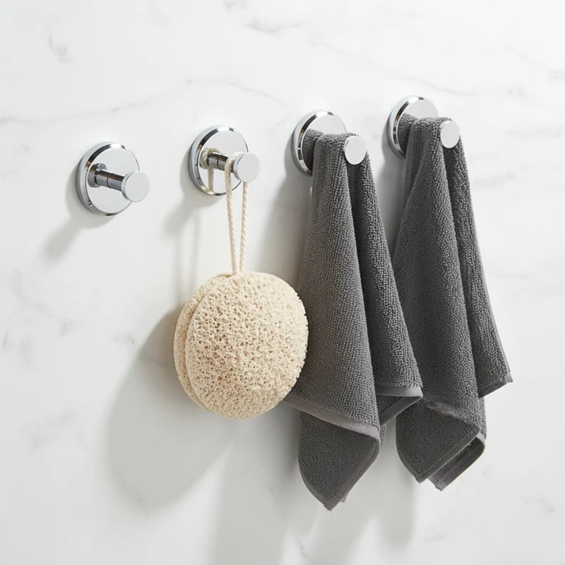 Suction Hooks with Twist & Lock – no drilling