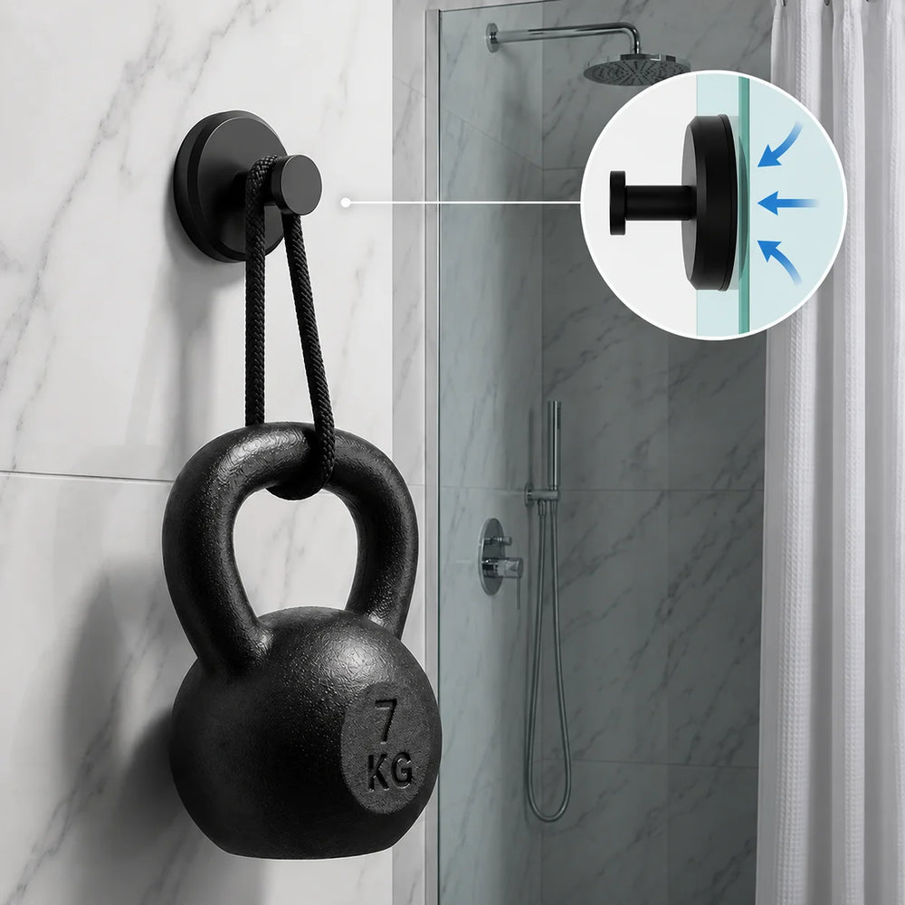 Suction Hooks with Twist & Lock – no drilling