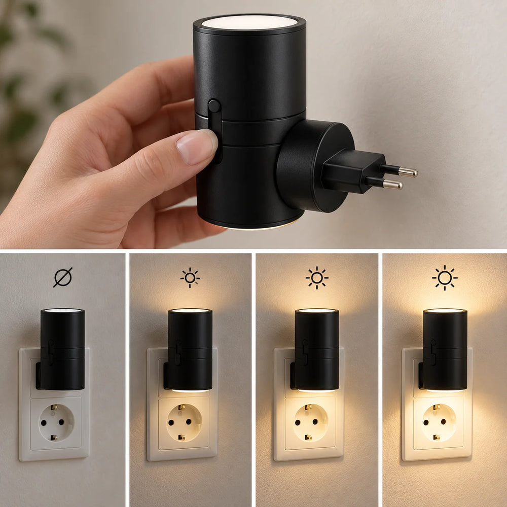 Vega Night Light – Automatic Light Sensor Plug-In