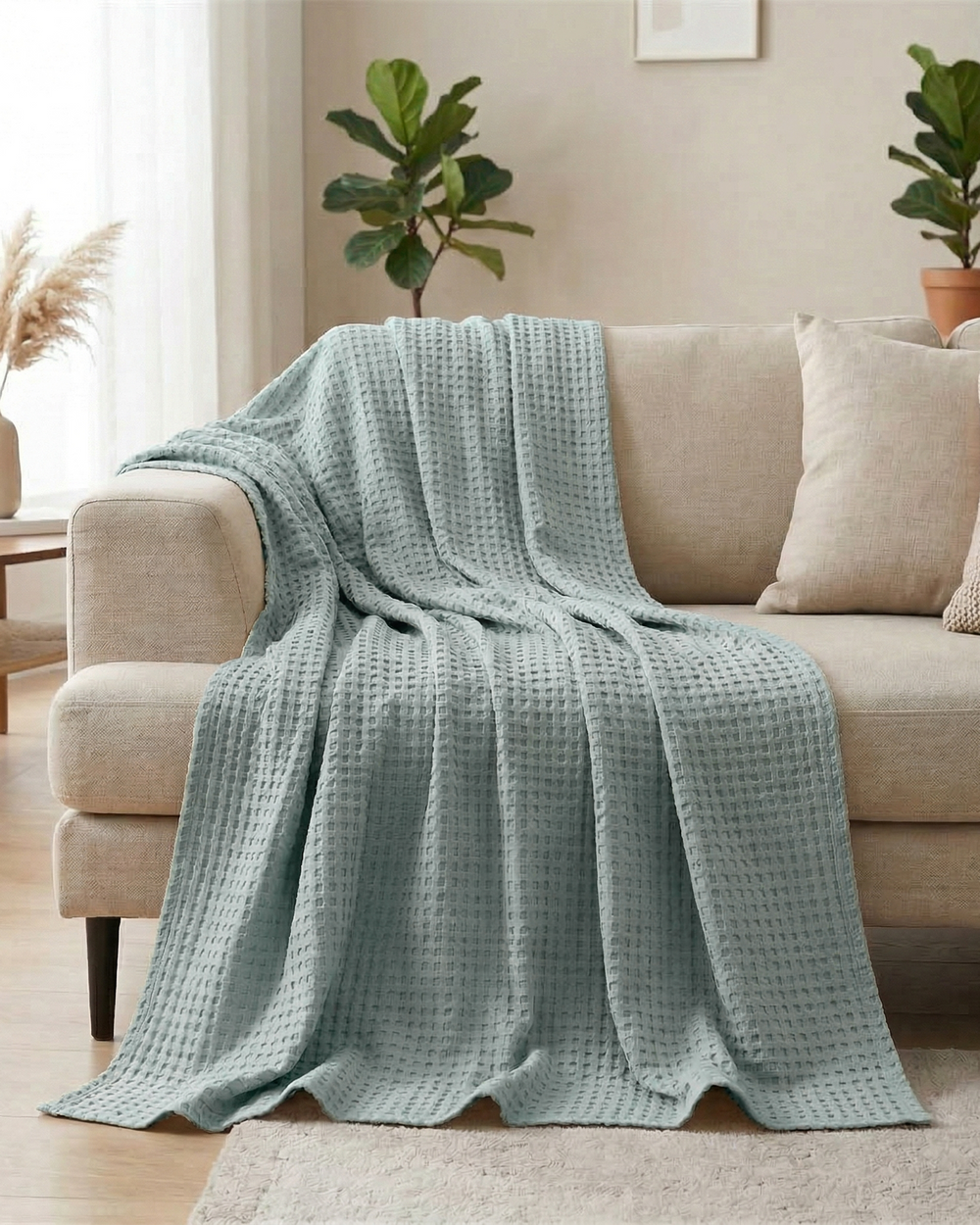 Waffle Throw – 100% Cotton
