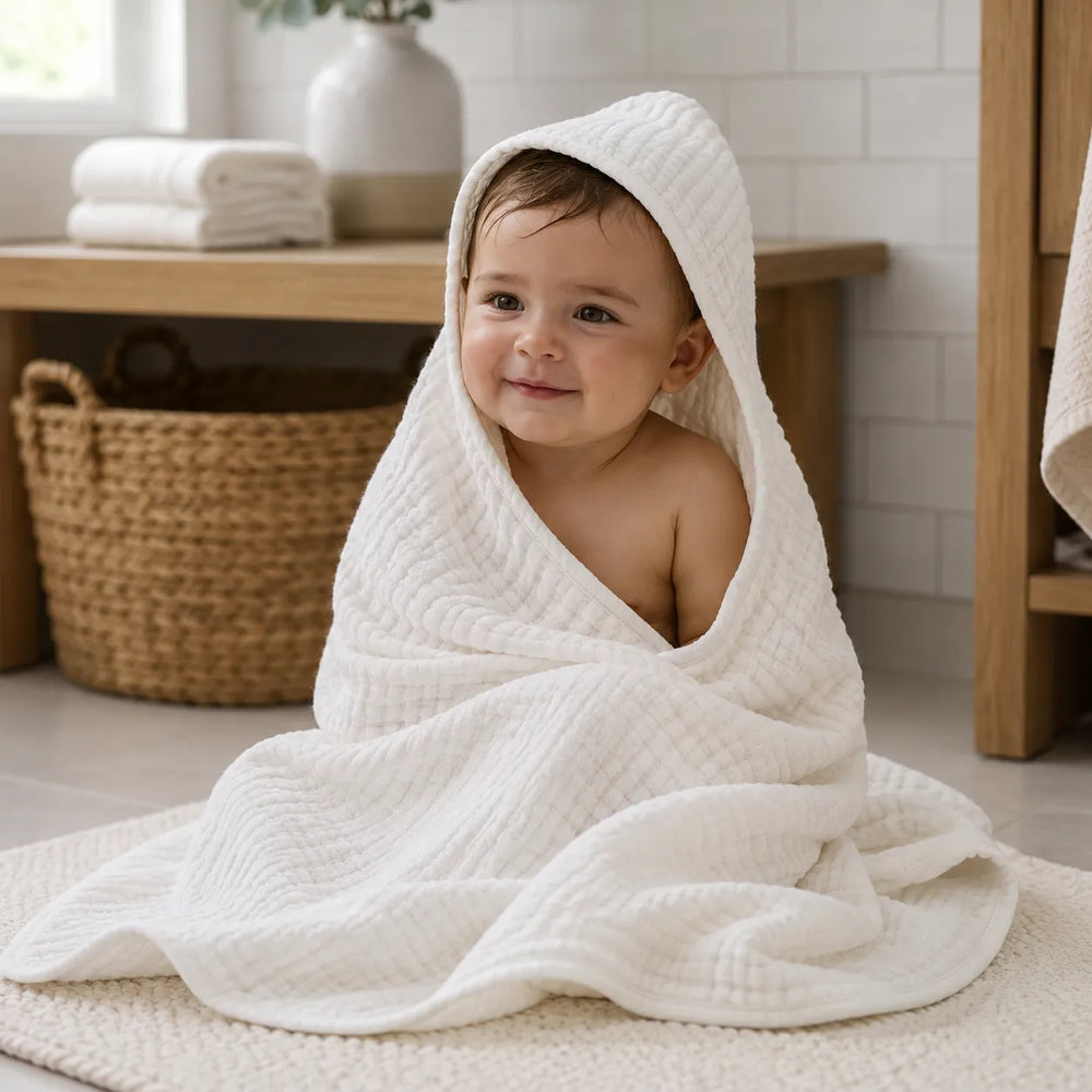 Muslin Hooded Baby Towel