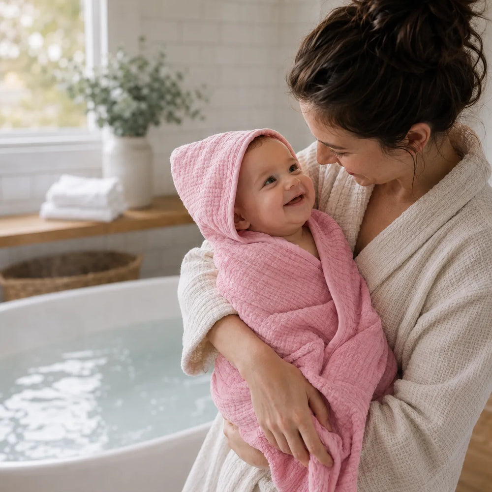 Muslin Hooded Baby Towel