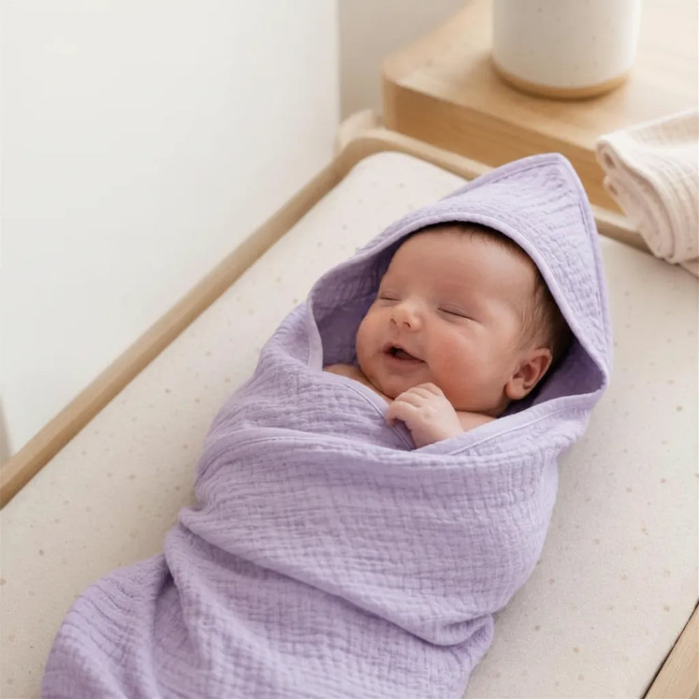 Muslin Hooded Baby Towel