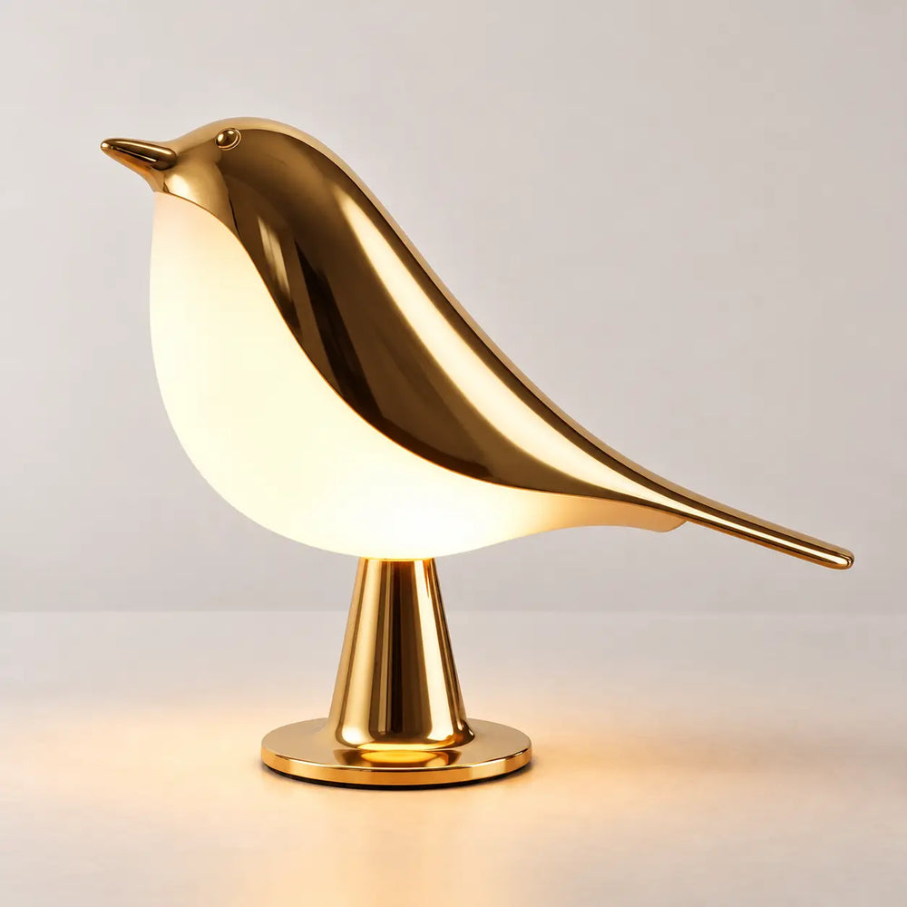 Svala bird lamp in gold