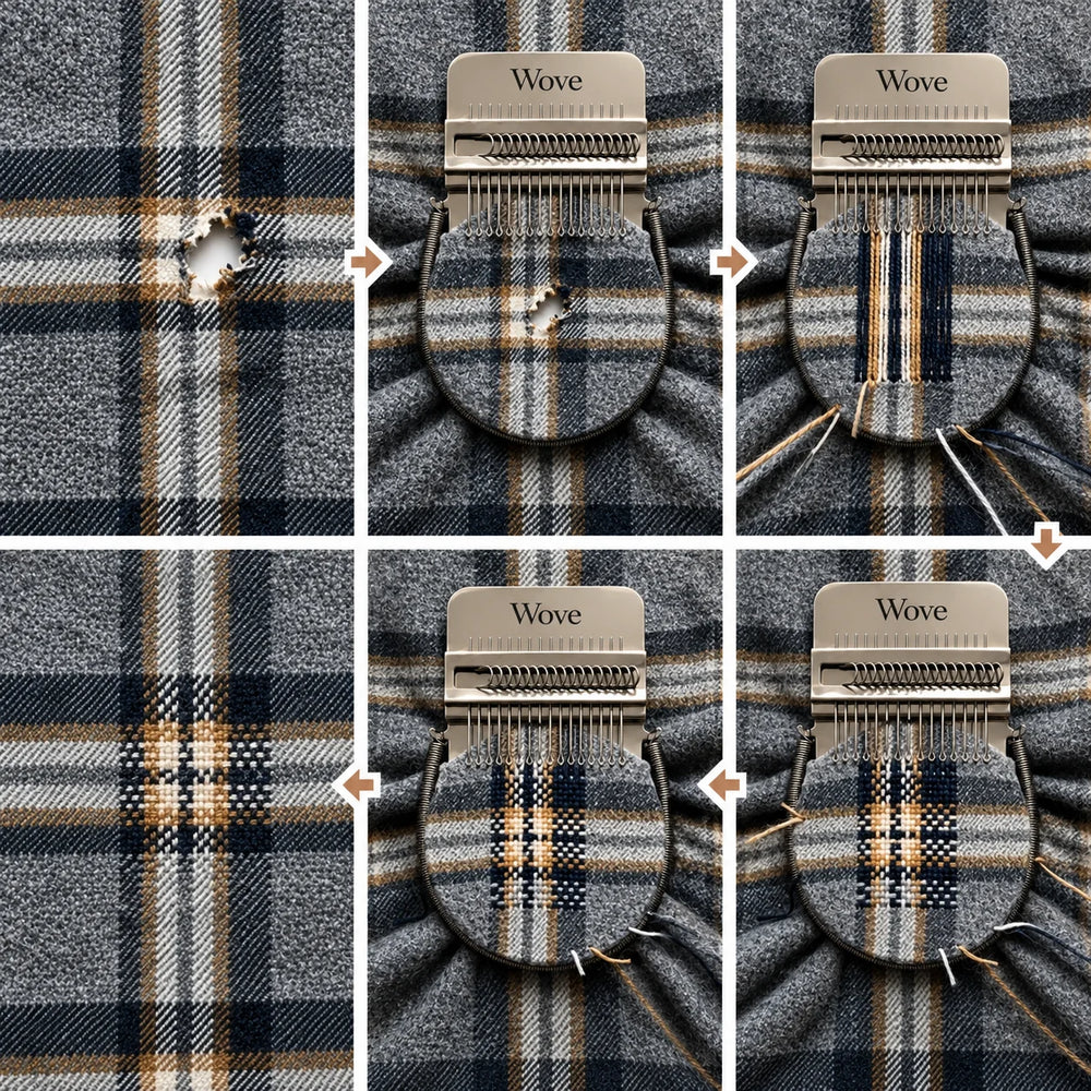 Darning Loom – Mend Holes in Clothes in 15 Minutes