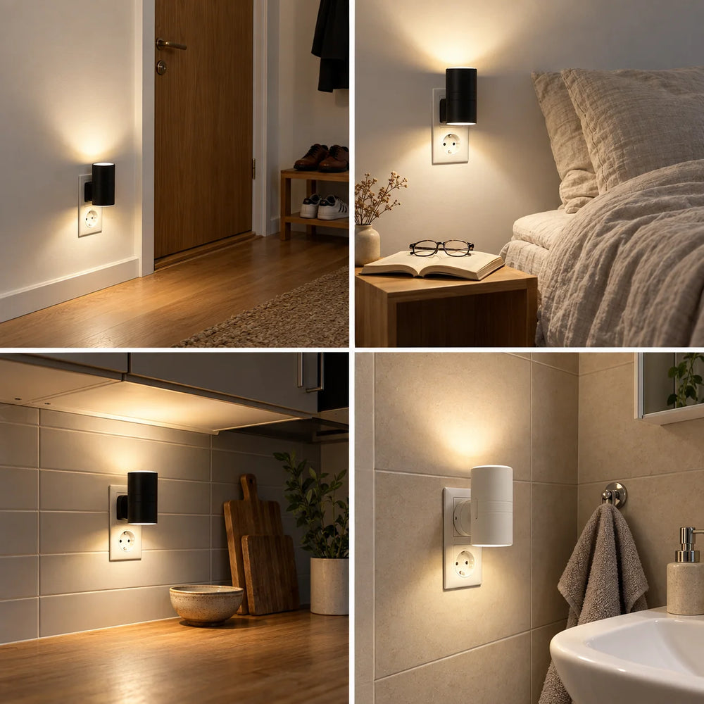 Vega Night Light – Automatic Light Sensor Plug-In