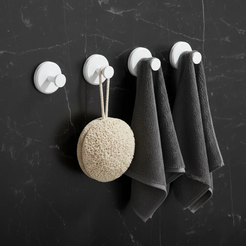 Suction Hooks with Twist & Lock – no drilling