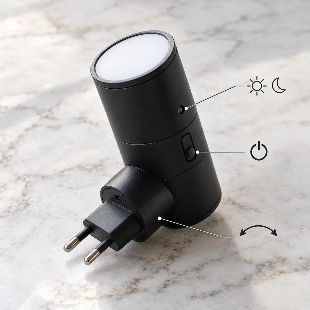 Vega Night Light – Automatic Light Sensor Plug-In