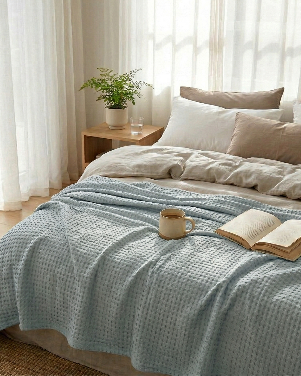 Waffle Throw – 100% Cotton
