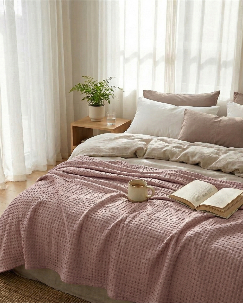 Waffle Throw – 100% Cotton