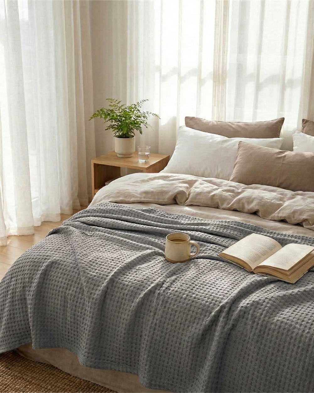 Waffle Throw – 100% Cotton