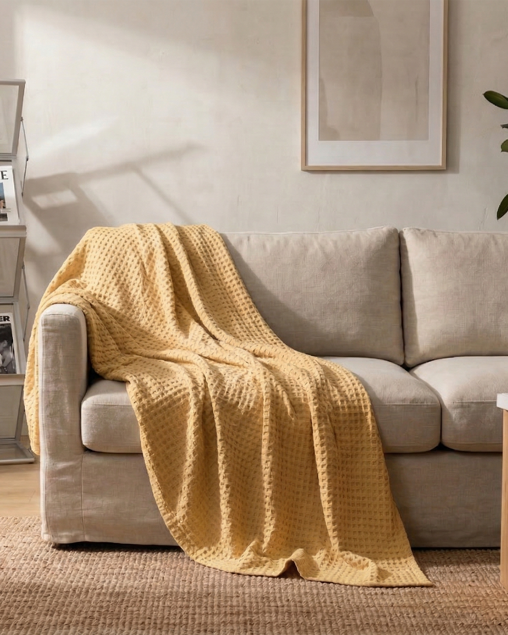 Waffle Throw – 100% Cotton