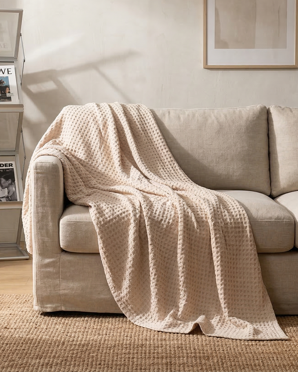 Waffle Throw – 100% Cotton