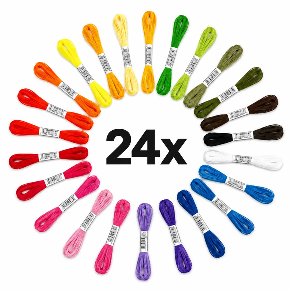 Embroidery Thread – 24 Colours